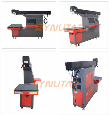 AC220V / 50Hz / 10A منبع برق CO2 نشانگر لیزر با EZCAD و نرم افزار و لوله لیزر شیشه ای
