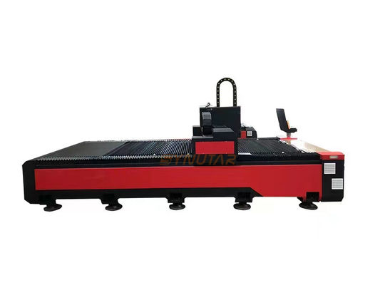 ± 0.03mm دقت موقعیت مکانی ماشین برش لیزری فیبر تک میز برای فلز 1500W/2000W/3000W/4000W/6000W