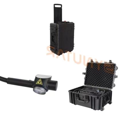قدرتمندی لیزری قابل حمل دستگاه حذف زنگ خط اسکن تکنولوژی 100mm * 100mm محدوده