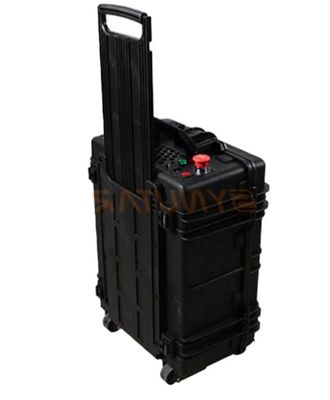 ماشین تمیز کننده لیزری فیبر با کولر هوا قابل حمل با دامنه اسکن 100mm * 100mm