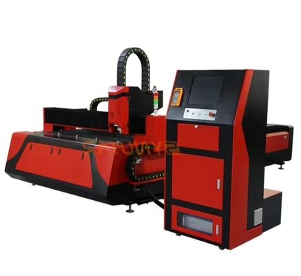 آب خنک 1500W-6000W Servo موتور فیبر لیزر برش ماشین با انتقال دقیق گیر استوانه