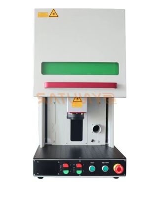 دستگاه علامت گذاری لیزری فیبر دقیق برای جزئیات کوچک 20W-100W سیستم خنک کننده هوا با قدرت لیزر