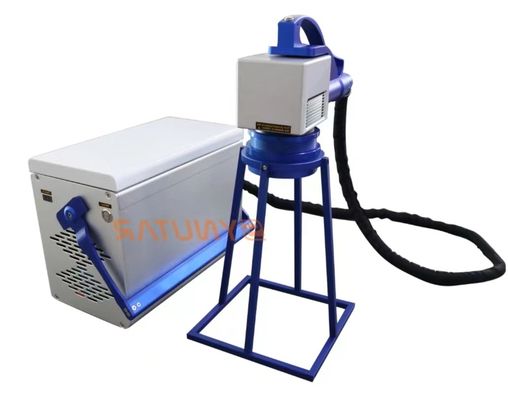 دستگاه علامت گذاری لیزر فیبر خنک کننده هوا 0.01mm حداقل خط کنترل PC