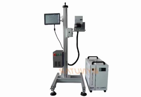 نشانگر لیزری UV با قدرت 20W 8000mm/s سرعت 110x110mm منطقه علامت گذاری