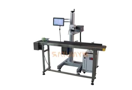 ماشین علامت گذاری لیزری UV 355nm 0.15mm کاراکتر 8000mm/s سرعت علامت گذاری