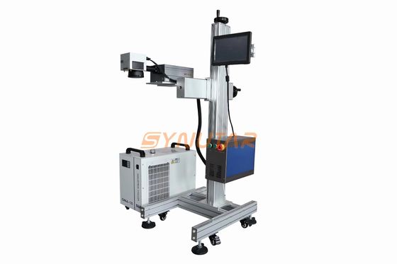 دستگاه علامت گذاری لیزر UV 20W با عمق علامت گذاری 0.01-0.3mm خنک کننده هوا / آب 8000mm/s سرعت